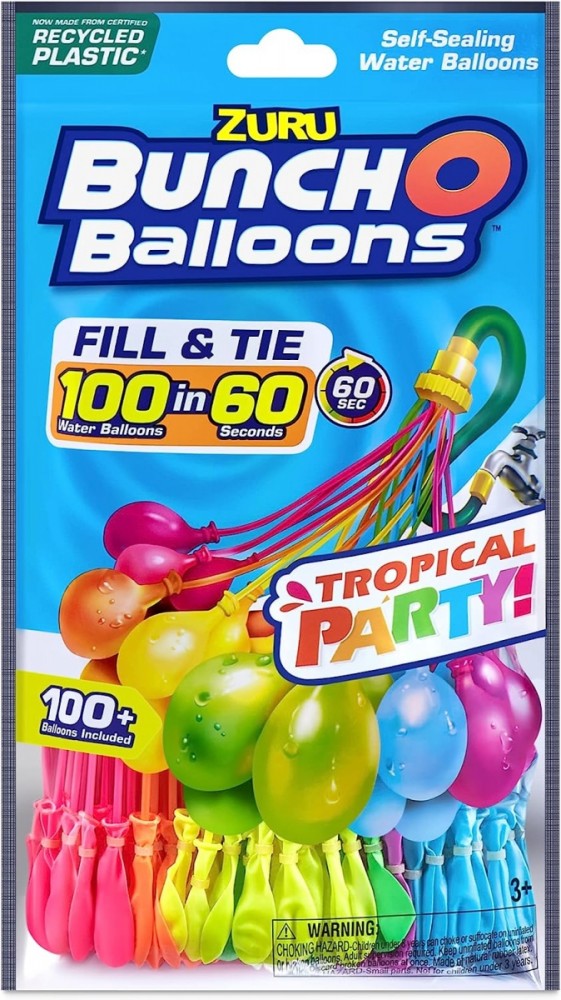 Water balloons Tropical Water Party Rotaļu mājas un slidkalniņi