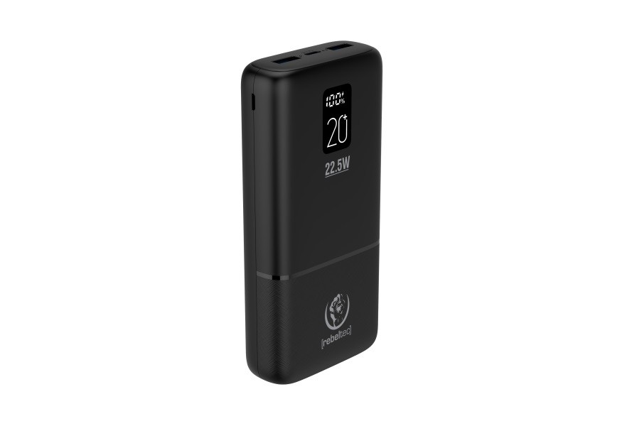 Powerbank P20 LCDPD 20 000mAh PD 22,5W Mobilais Telefons