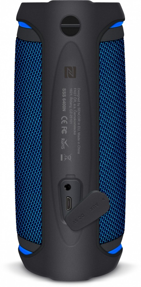 Speaker bluetooth SSS 6400 Sirius 30W, TWS, NFC, IPX6 blue SSS 6400 SIRIUS BLUE (8590669261062) pārnēsājamais skaļrunis