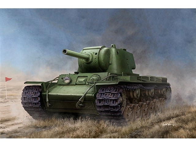 Plastic model Russian KV-9 Heavy Tank 09563 (9580208095639) Rotaļu auto un modeļi