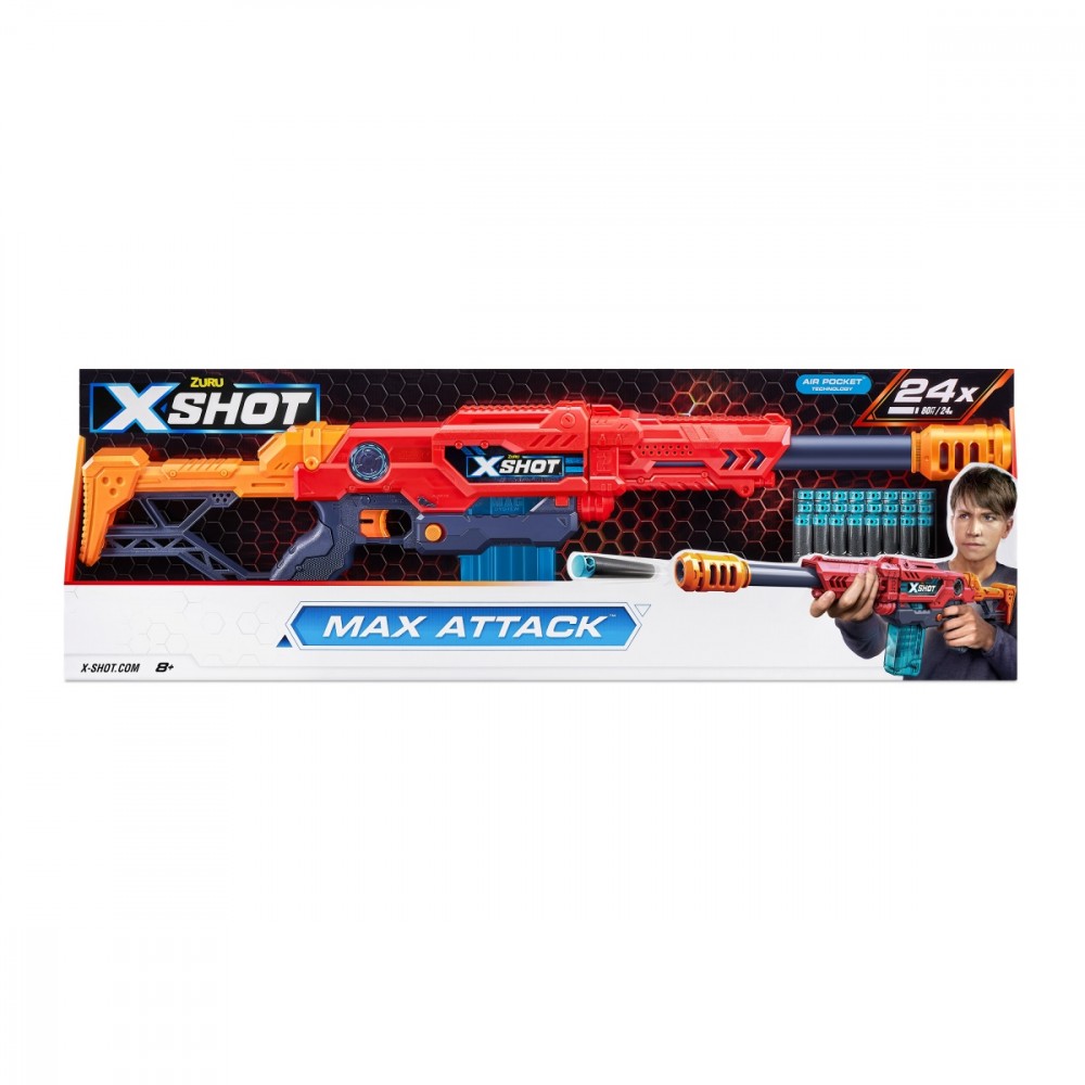 Blaster Excel Max Attack 24 darts Rotaļu ieroči
