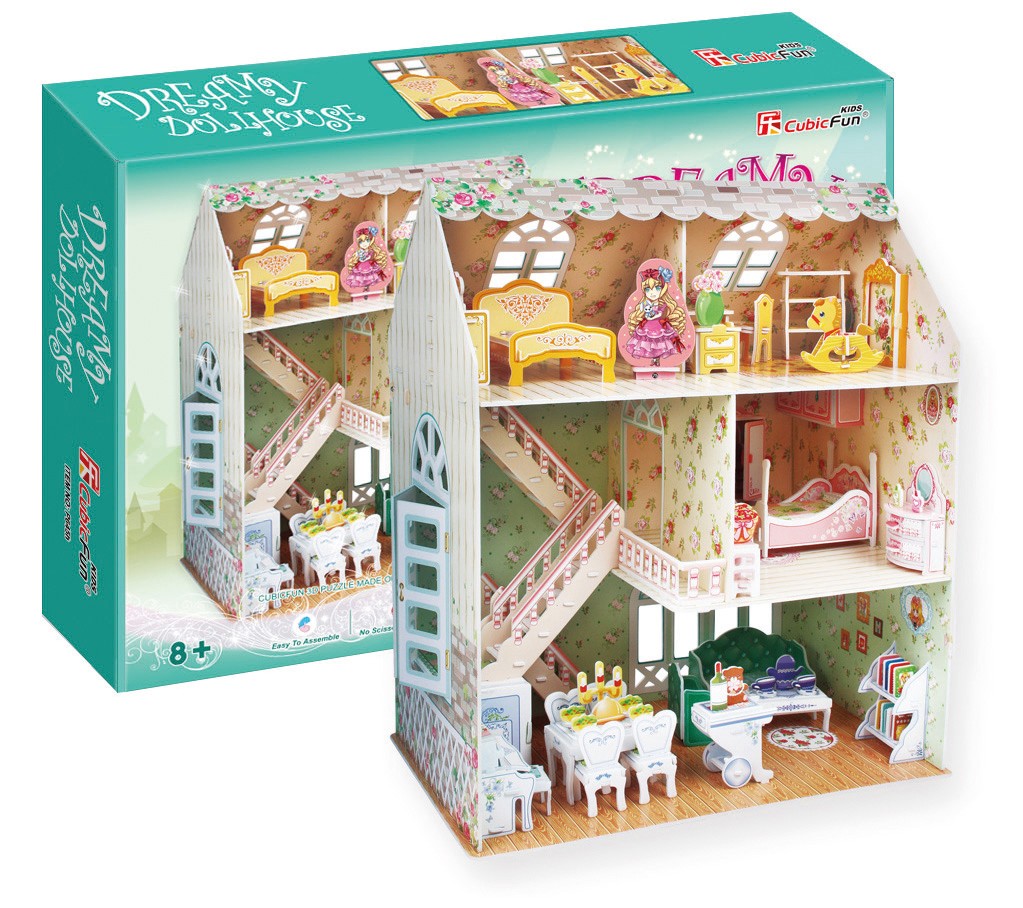 Puzzle 3D Dollhouse Dreamy puzle, puzzle