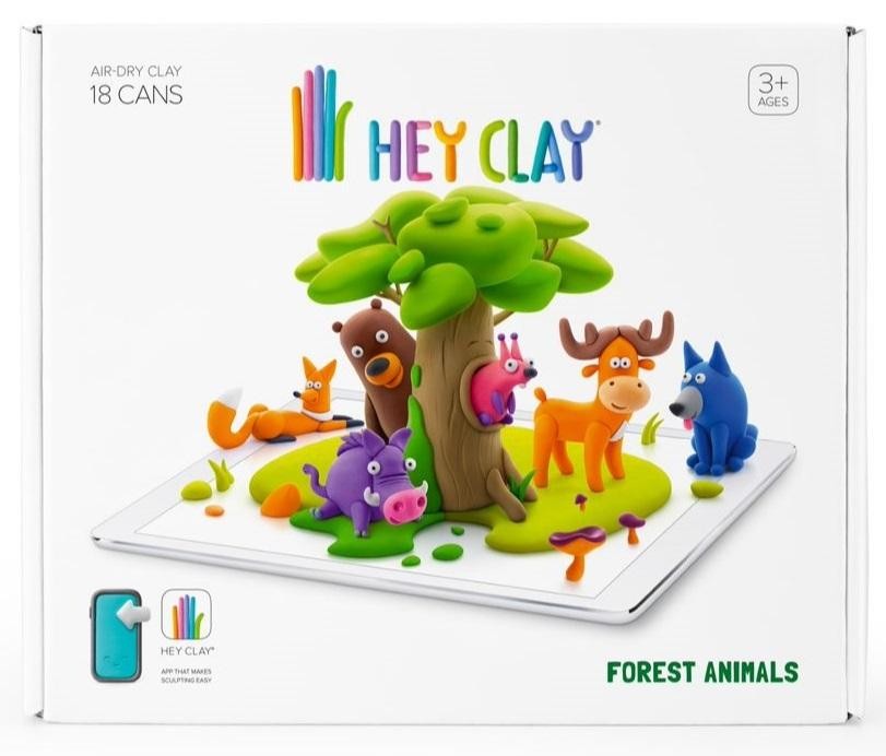 Plastic mass Hey Clay Forest animals HCL18011CEE (5904754600224) bērnu rotaļlieta
