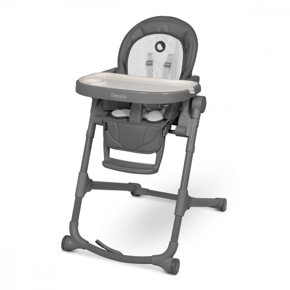High chair for feeding Cora Plus Grey Stone LO-CORA PLUS GREY STONE (5903771704342) bērnu barošanas krēsls