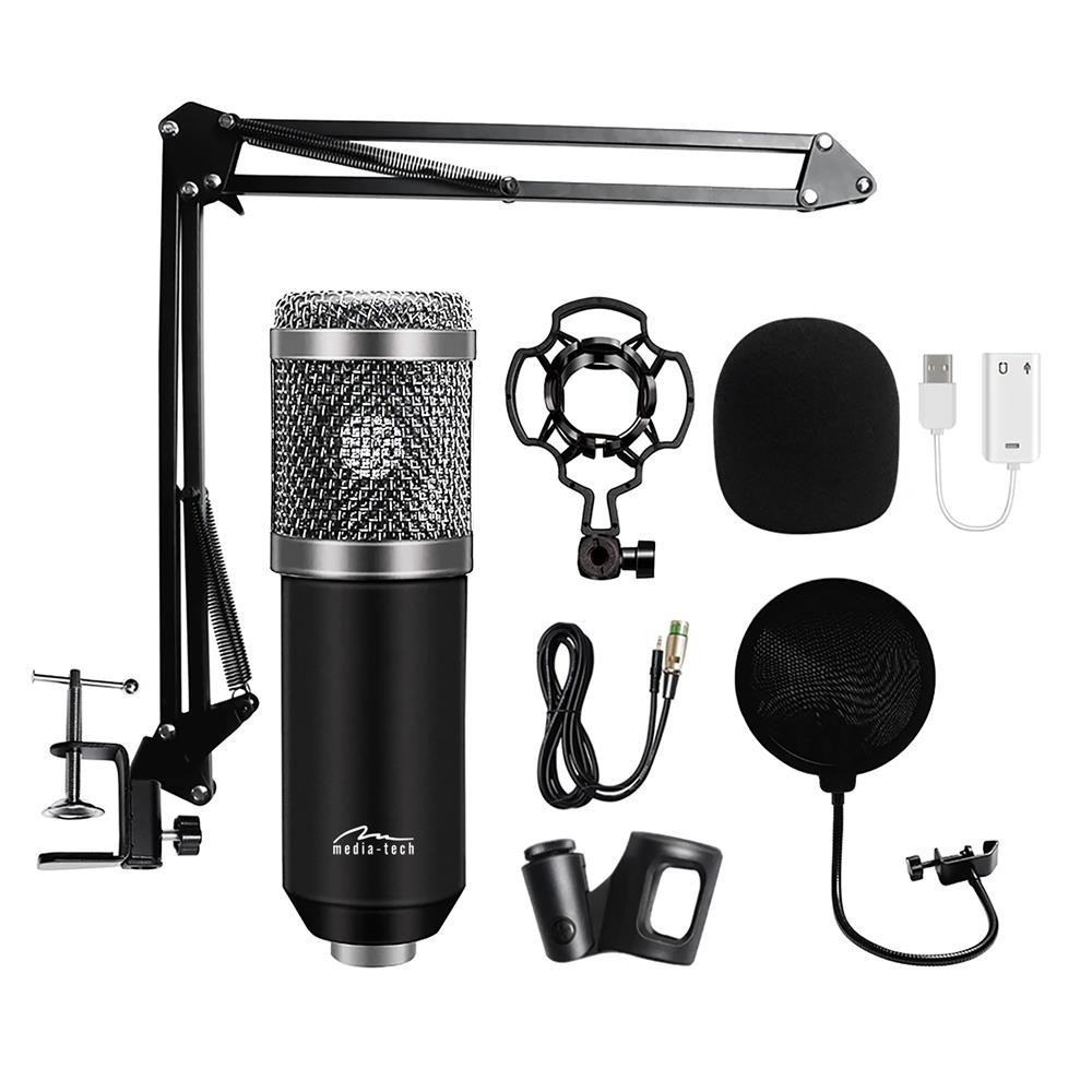 STUDIO AND STREAMING MICROPHONE MT397S Mikrofons