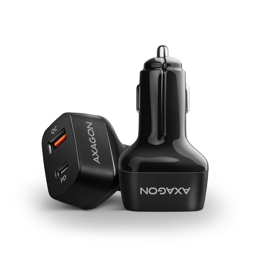 AXAGON PWC-PQ38 38W car charger 2x port USB-A+C iekārtas lādētājs