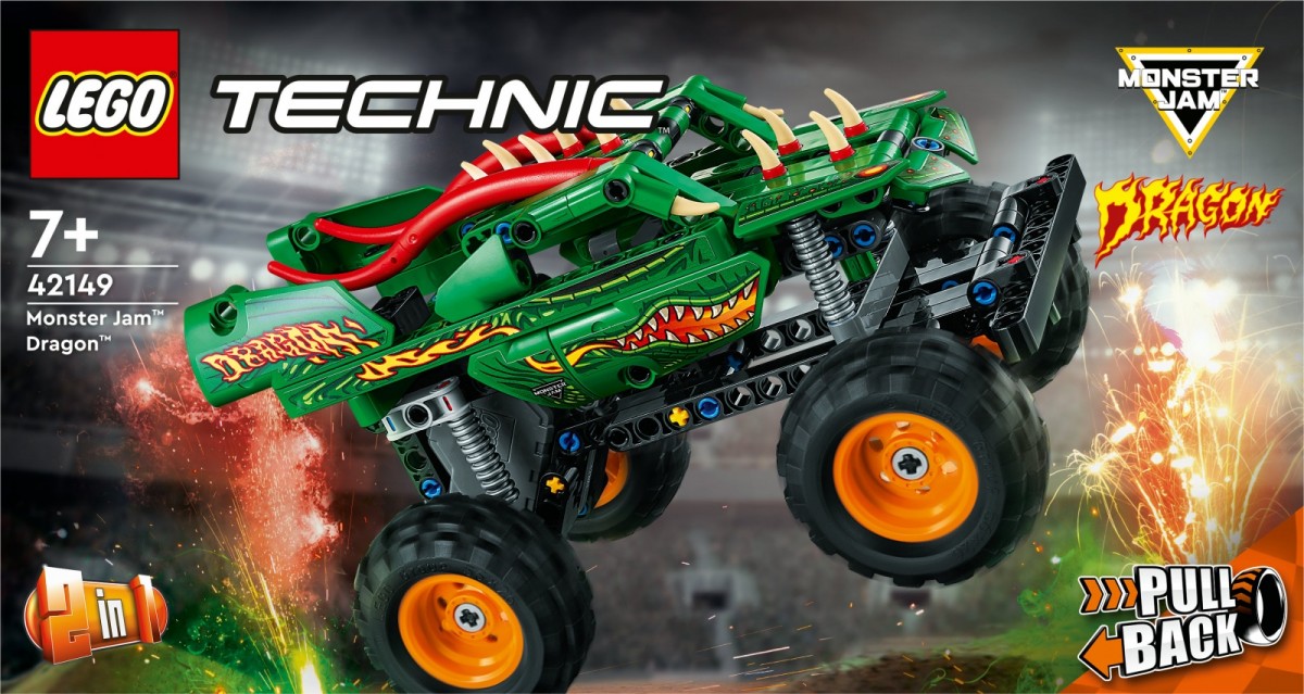 LEGO Technic 42149 Monster Jam Dragon LEGO konstruktors