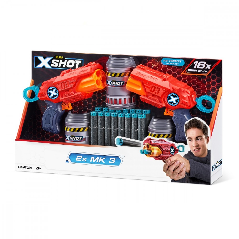 Launcher set Excel MK 3 Double Pack 2 Shooters 36432 (0193052040268) bērnu rotaļlieta