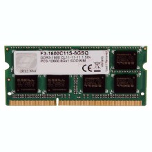 G.Skill F3-1600C11S-8GSQ 8GB DDR3-1600 operatīvā atmiņa