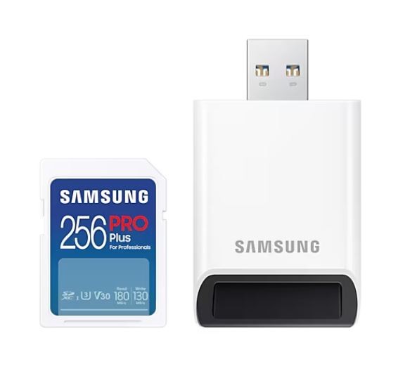 Memory card SD PRO Plus MB-SD256SB/WW 256GB + reader atmiņas karte