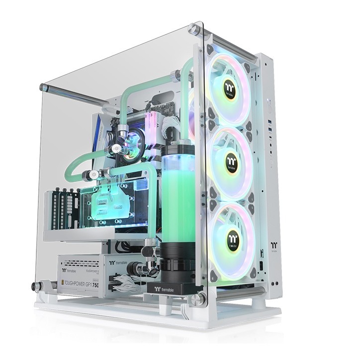 Thermaltake Core P3 TG Pro Snow, Bench/Show case (white, tempered glass) Datora korpuss