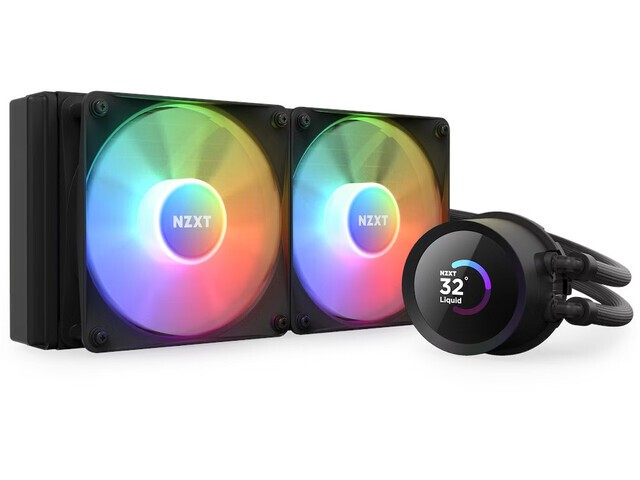 NZXT water cooling Kraken 240 RGB LCD ventilators