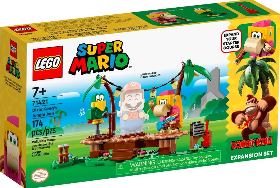 Bricks Super Mario 71421 Dixie Kongs Jungle Jam Expansion Set 71421 (5702017415734) LEGO konstruktors