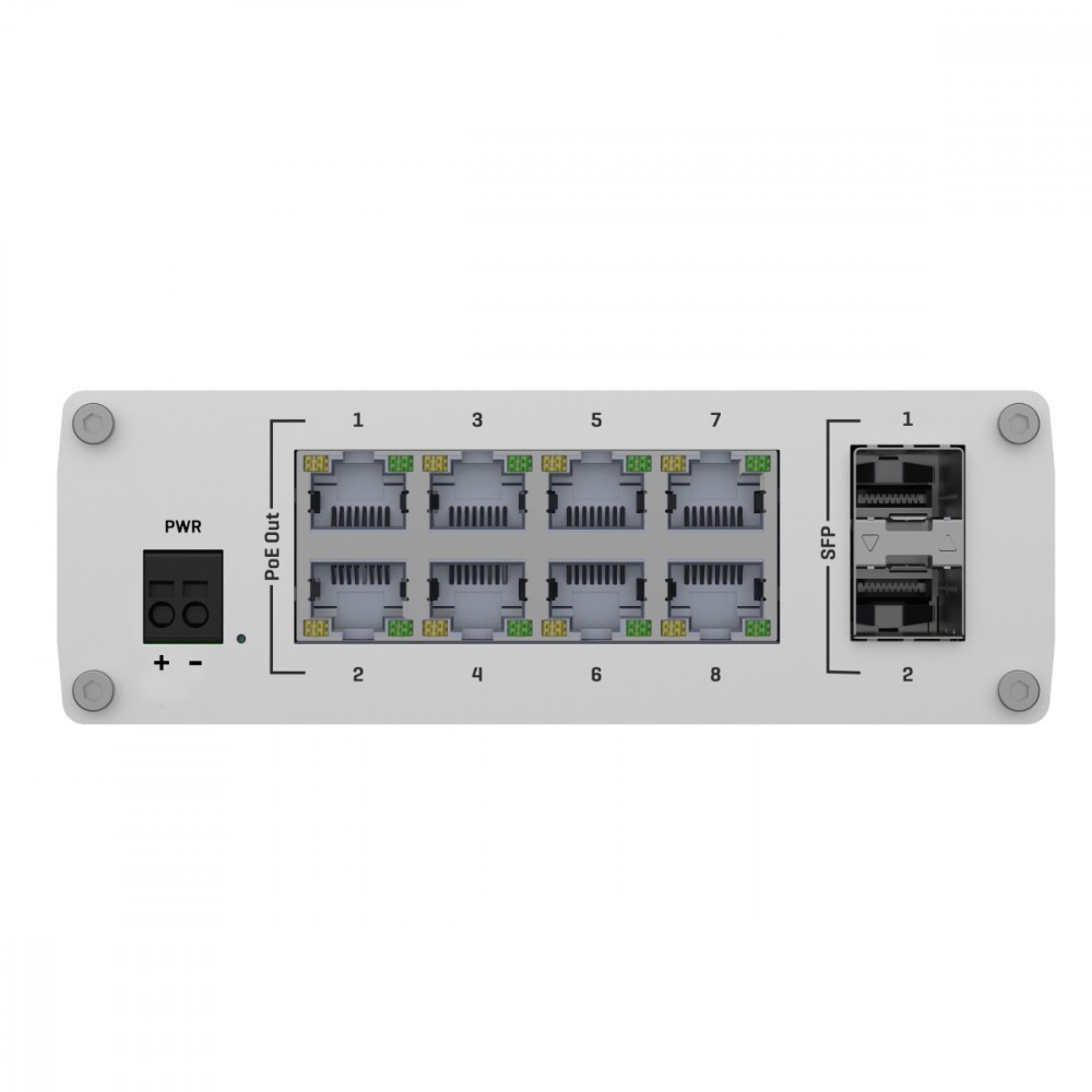 Switch TSW200 2xSFP 8xPoE+ 8xGbE TSW200 000010 (4779051840120) komutators