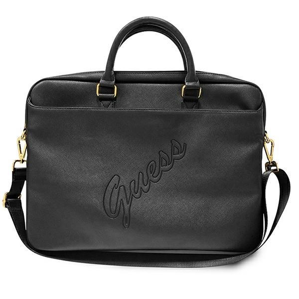 Notebook bag 16 inches Saffino GUCB15PUSASBK black portatīvo datoru soma, apvalks