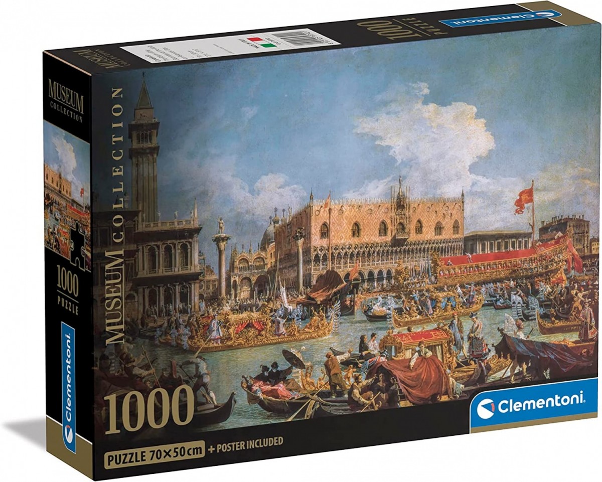 Clementoni Puzzle 1000 elements Compact Museum puzle, puzzle