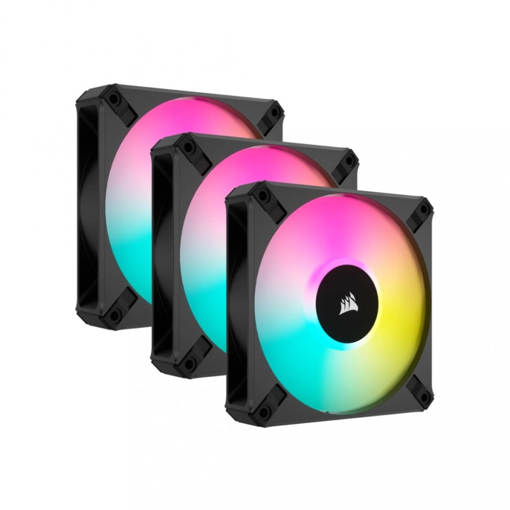 Lufter CORSAIR 120*120*25 QX120 RGB LED Fan Triple ventilators