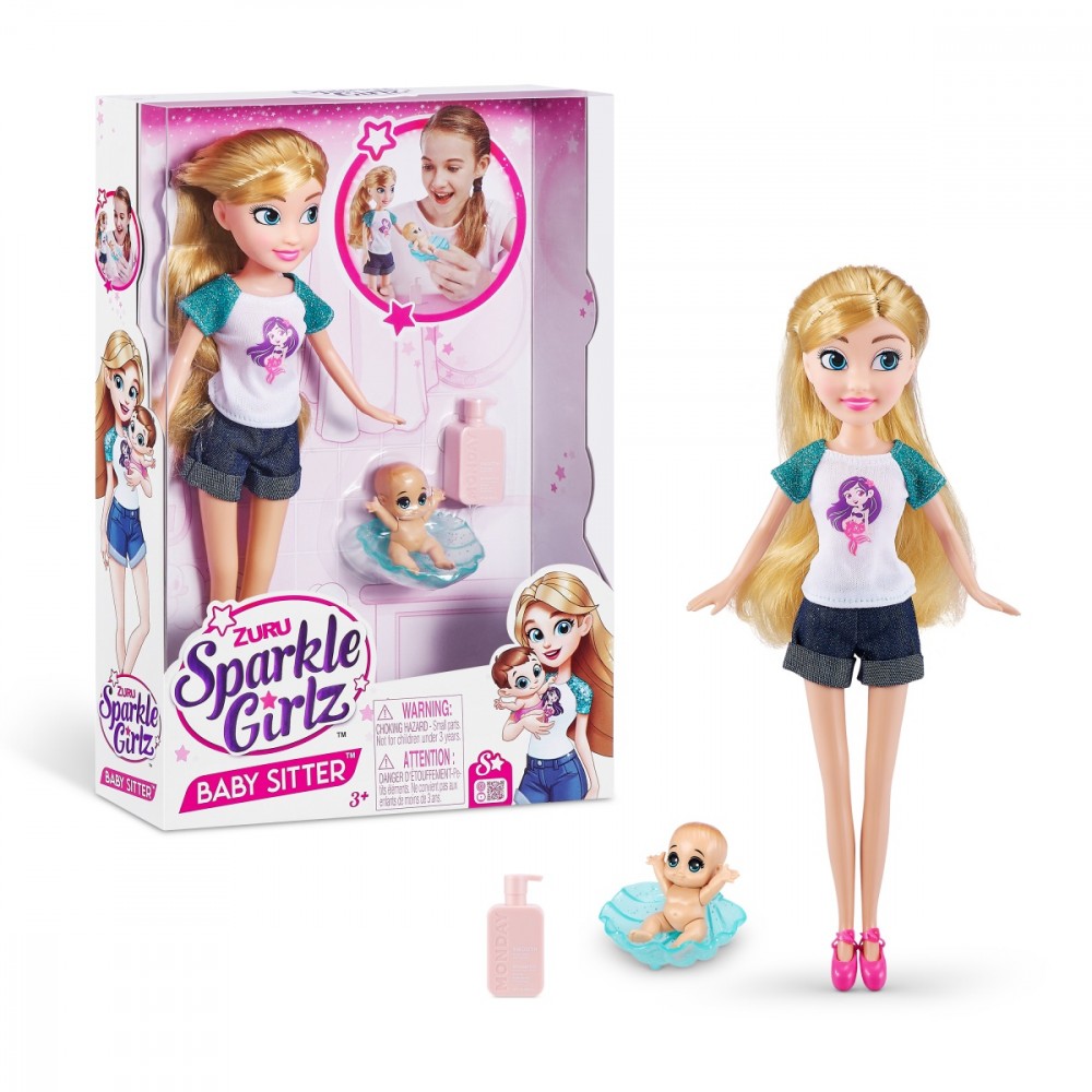 Baby Sitter Sparkle Doll 10064 (4894680027121) bērnu rotaļlieta