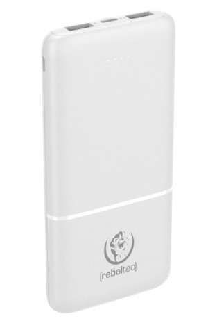 Powerbank Rebeltec P10 (10 000mAh 10W) Mobilais Telefons