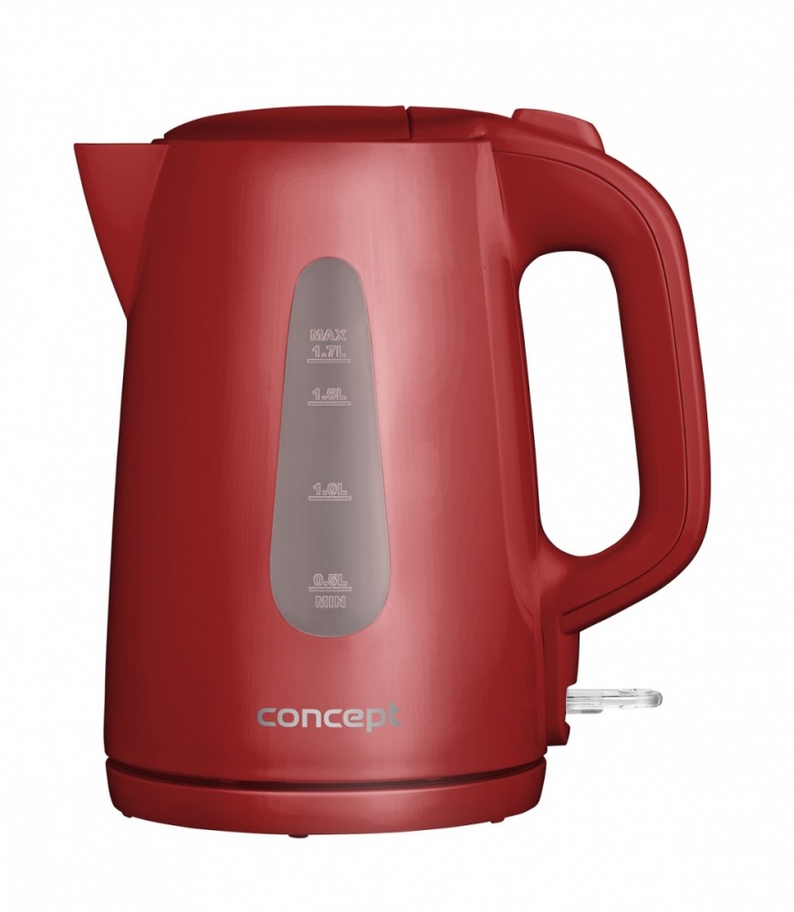 Electric plastic kettle 1,7L RK2383 red Elektriskā Tējkanna