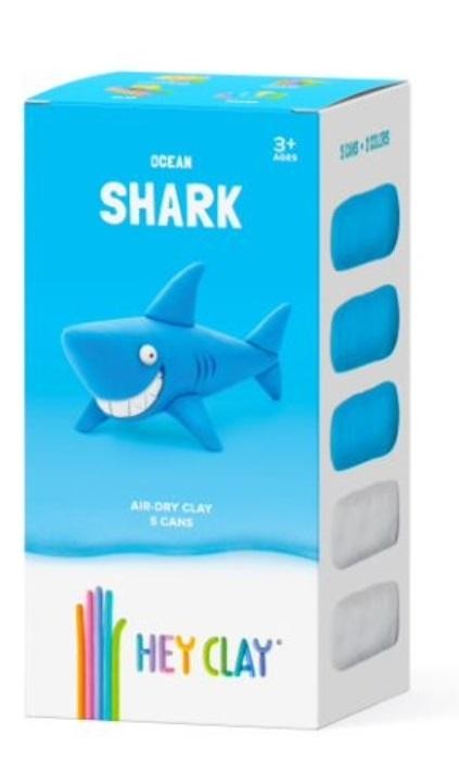 Plastic mass Hey Clay Shark HCL50123CEE (5904754600385) bērnu rotaļlieta