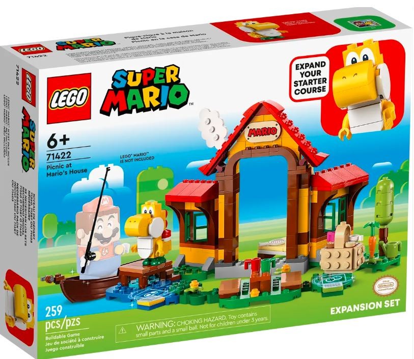 Bricks Super Mario 71422 Picnic at Marios House Expansion Set 71422 (5702017415741) LEGO konstruktors