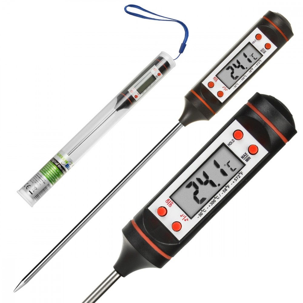 Food thermometer digit. probe GbeenBlue GB178 GB178 (5902211122081) Augļu žāvētājs
