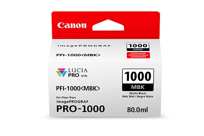 CANON INK PFI-1000MBK    NON-BLISTER 0545C001 kārtridžs