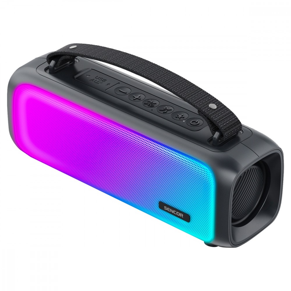 Speaker bluetooth with radio SSS 3000 KIDS 16W, LED panel pārnēsājamais skaļrunis