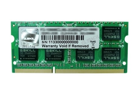 G.SKILL DDR3 4GB 1600MHz CL11 SO-DIMM operatīvā atmiņa