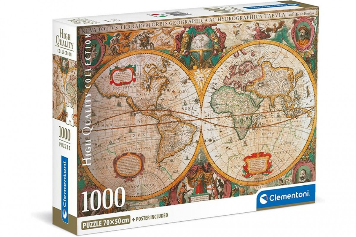 Puzzle 1000 elements Compact Antic Map puzle, puzzle