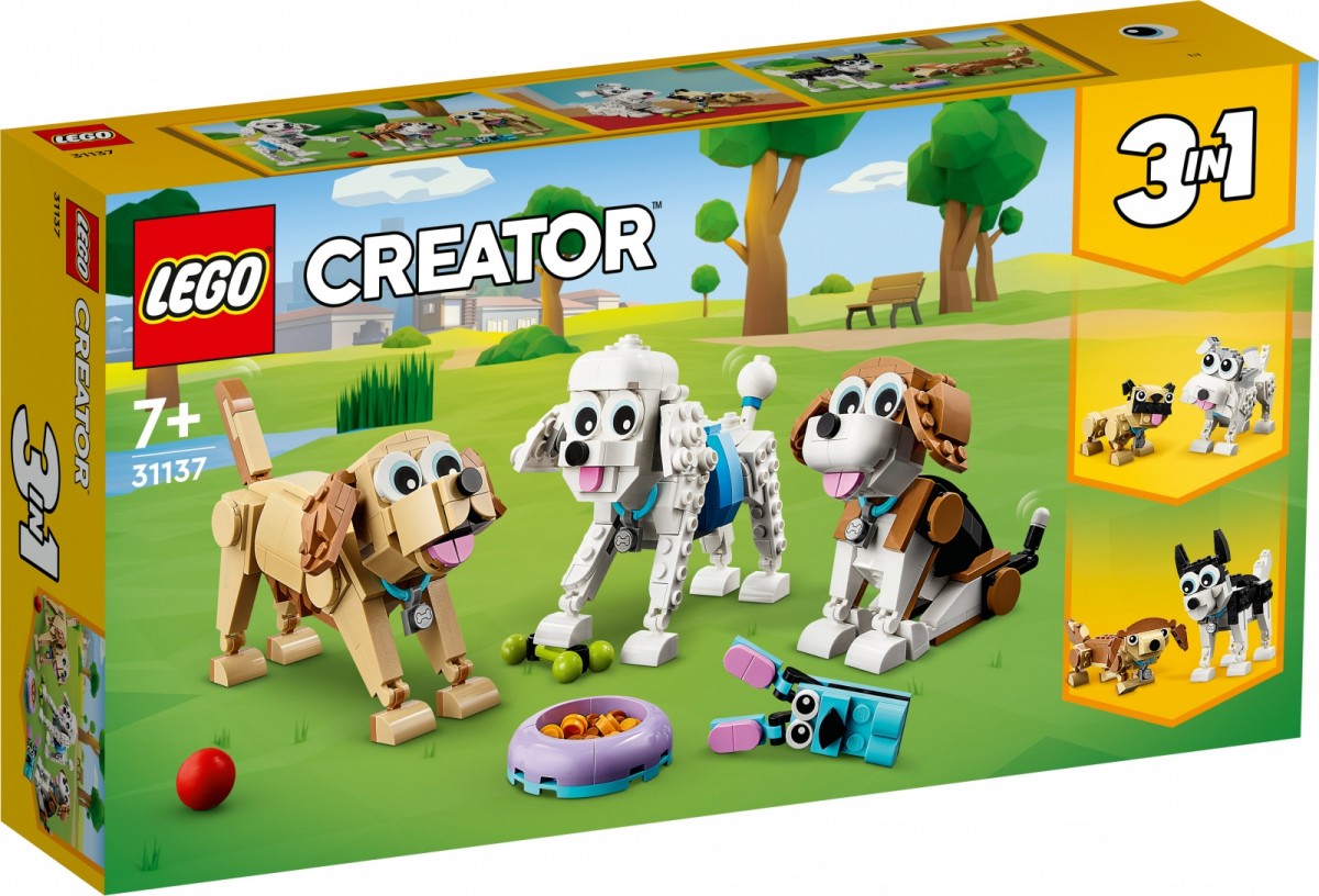 LEGO CREATOR 31137 ADORABLE DOGS LEGO konstruktors