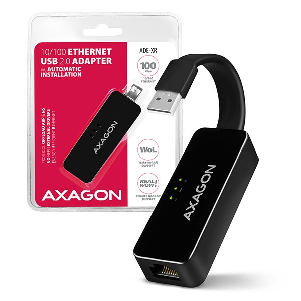 AXAGON ADE-XR Type-A USB2.0 - Fast Ethernet 10/100 Adapter