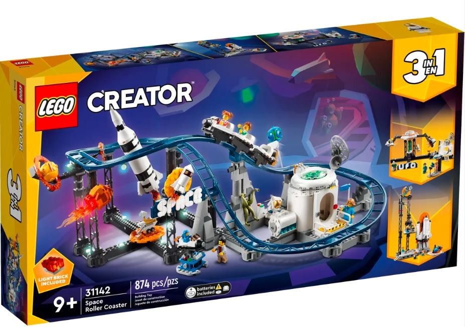 LEGO Creator 31142 Space Roller Coaster LEGO konstruktors