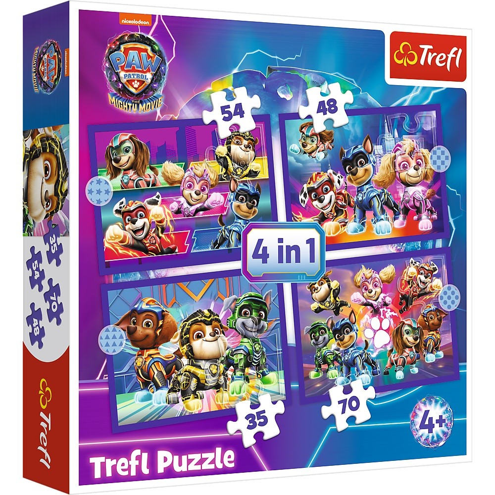Puzzles 4in1 Heroes Paw Patrol 34621 (5900511346213) puzle, puzzle