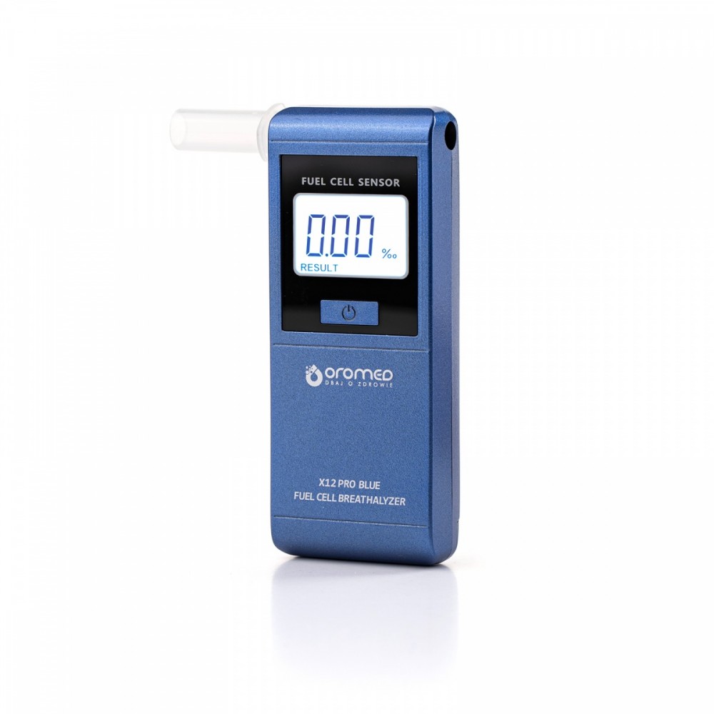 Electrochemical breathalyzer blue ALK_X12 PRO BLUE (5907763679380) Alkometrs
