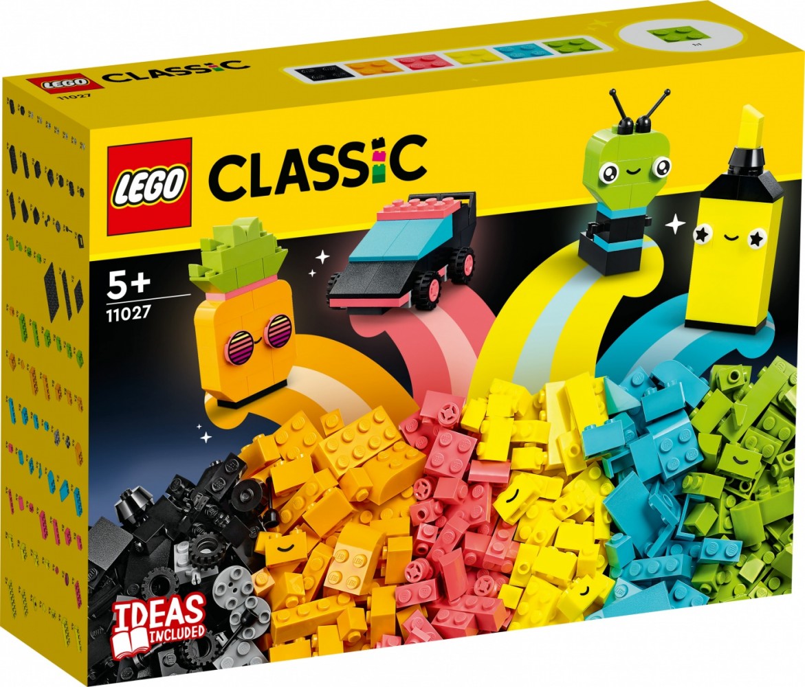 LEGO CLASSIC 11027 CREATIVE NEON FUN LEGO konstruktors