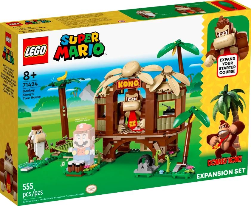 Bricks Super Mario 71424 Donkey Kongs Tree House Expansion Set 71424 (5702017415765) LEGO konstruktors