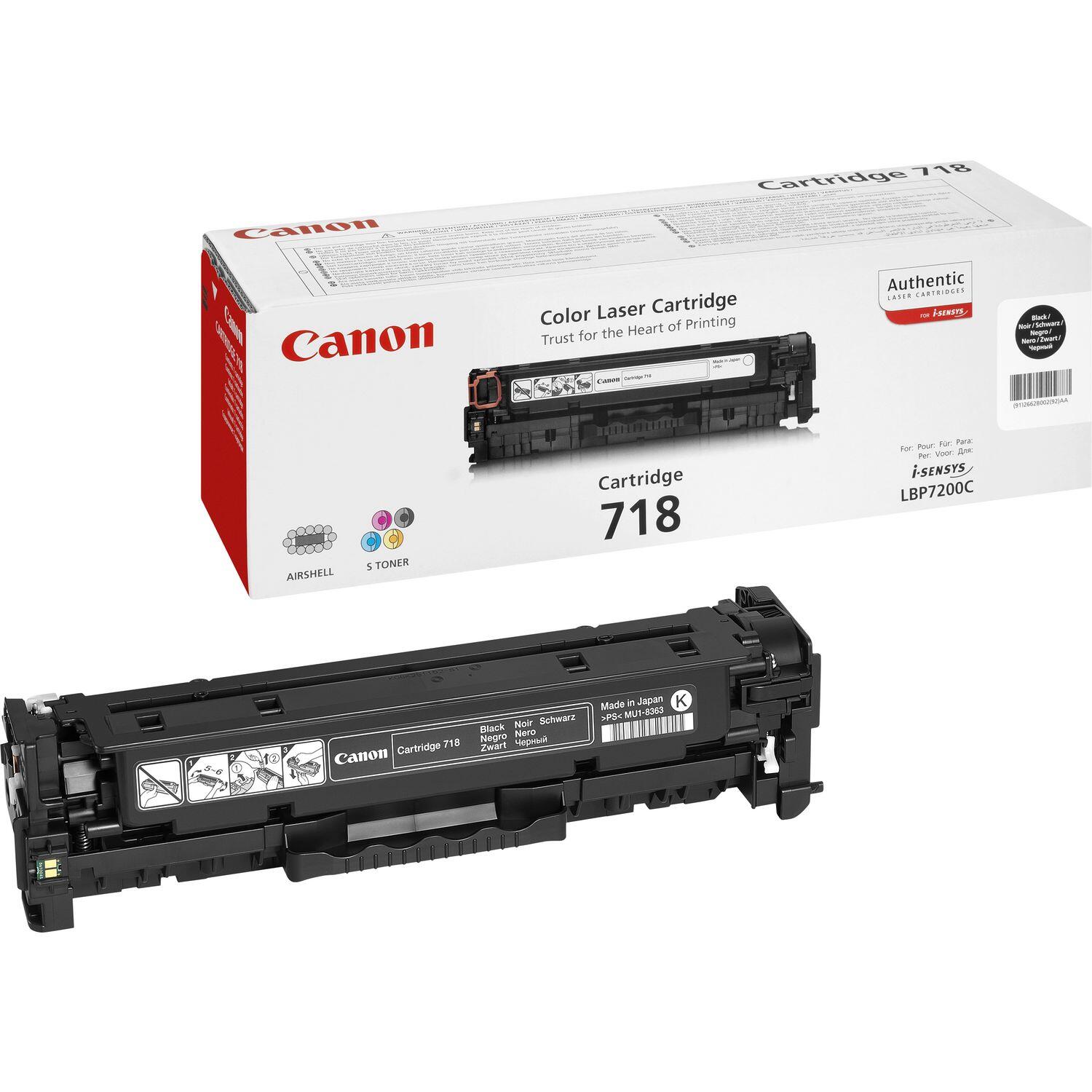 Canon 718 Toner Black toneris