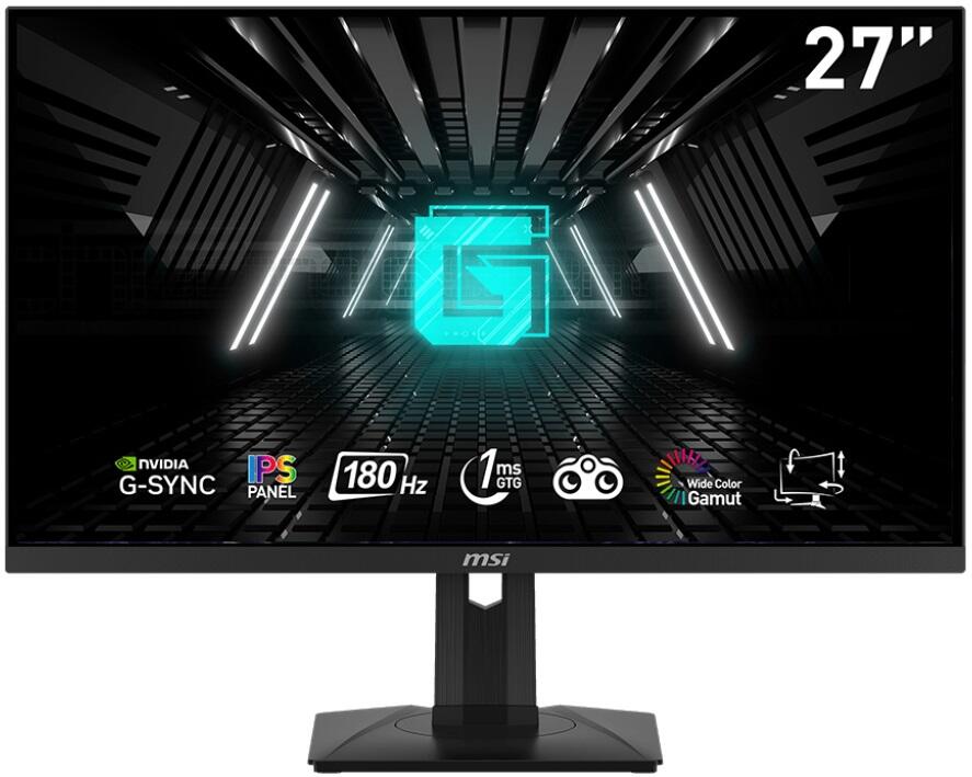 MSI G274PFDE Gaming Monitor 68,6 cm (27 Zoll)(Full HD, Rapid IPS, 1ms, 180Hz, HDMI, DisplayPort, G-Sync kompatibel) monitors