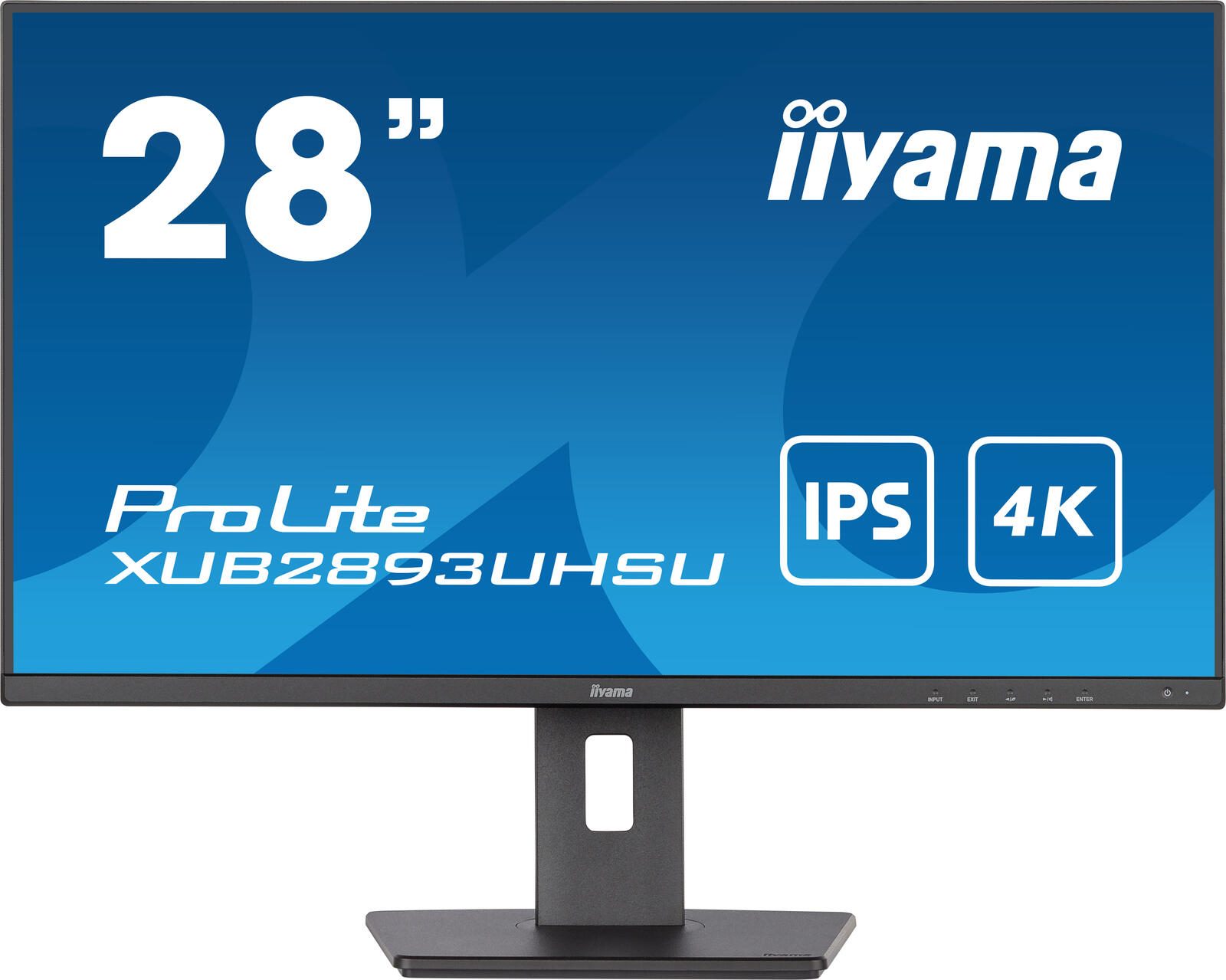 iiyama ProLite 71.1 cm (28") 3840 x 2160 pixels 4K Ultra HD LED Black monitors