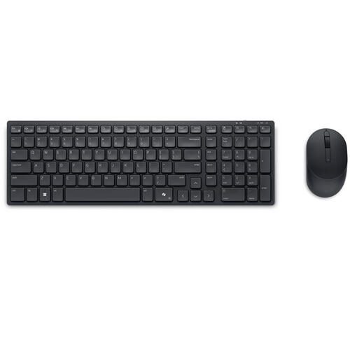 Dell Silent Keyboard and Mouse KM555 - keyboard and mouse set - QWERTZ - German - black Input Device klaviatūra