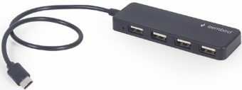 GEMBIRD 4-port USB type-C HUB USB centrmezgli
