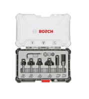 Bosch - Fräskopf - für Holz, Weichholz, Hartholz - 6 Stücke - Inbus - Länge: 56 mm, 51 mm, 54 mm, 65 mm, 55 mm 3165140958011