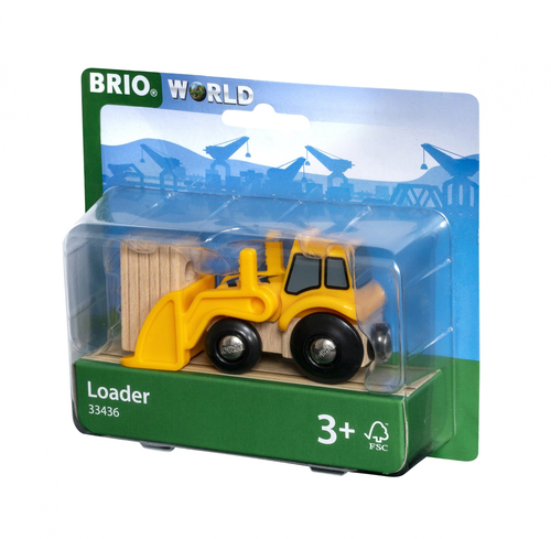 BRIO front loader with magnetic charge, construction toys (yellow) konstruktors