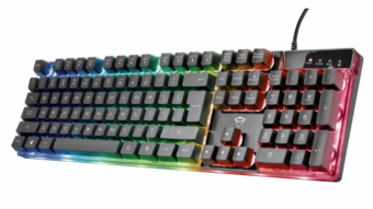 Trust Gaming GXT 835 Azor - Tastatur - hintergrundbeleuchtet - USB - QWERTY 8713439236514 klaviatūra