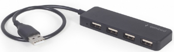 GEMBIRD 4-port USB HUB black USB centrmezgli