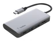 Belkin CONNECT USB-C 4-in-1 Multiport Adapter AVC006btSGY USB centrmezgli