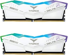 Team Group DDR5 - 32 GB -6000 - CL - 38 Kit, RAM (white, FF4D532G6000HC38ADC01, Delta RGB) operatīvā atmiņa