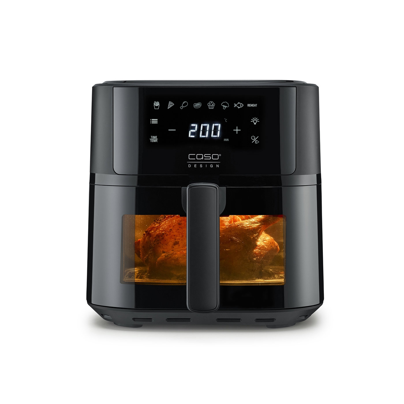 Caso Designer Air Fryer | AirFry 6.0 | Power 1700 W | Capacity 6 L | Black 4038437031850 ritēšanas iekārta